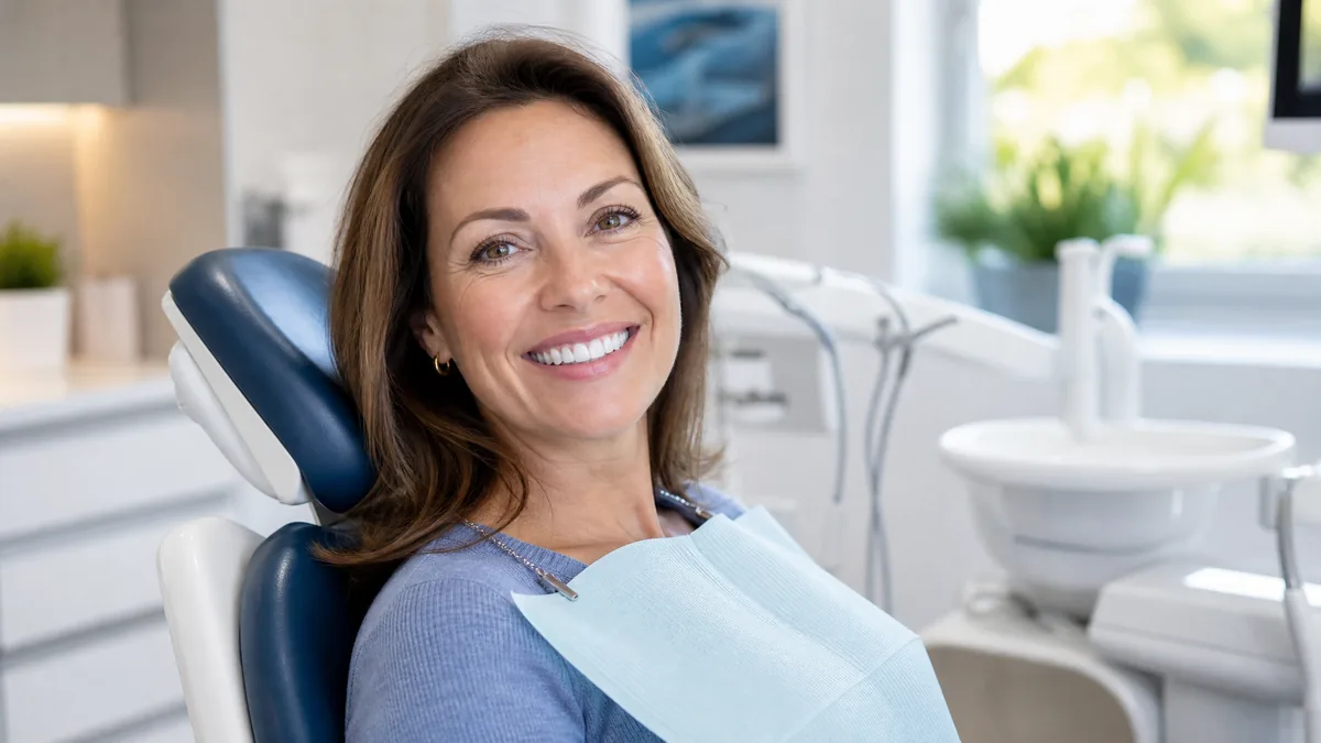 Patient smiling confidently after tooth-colored composite filling at Sunrays Smiles Dental Care in Winter Springs, FL